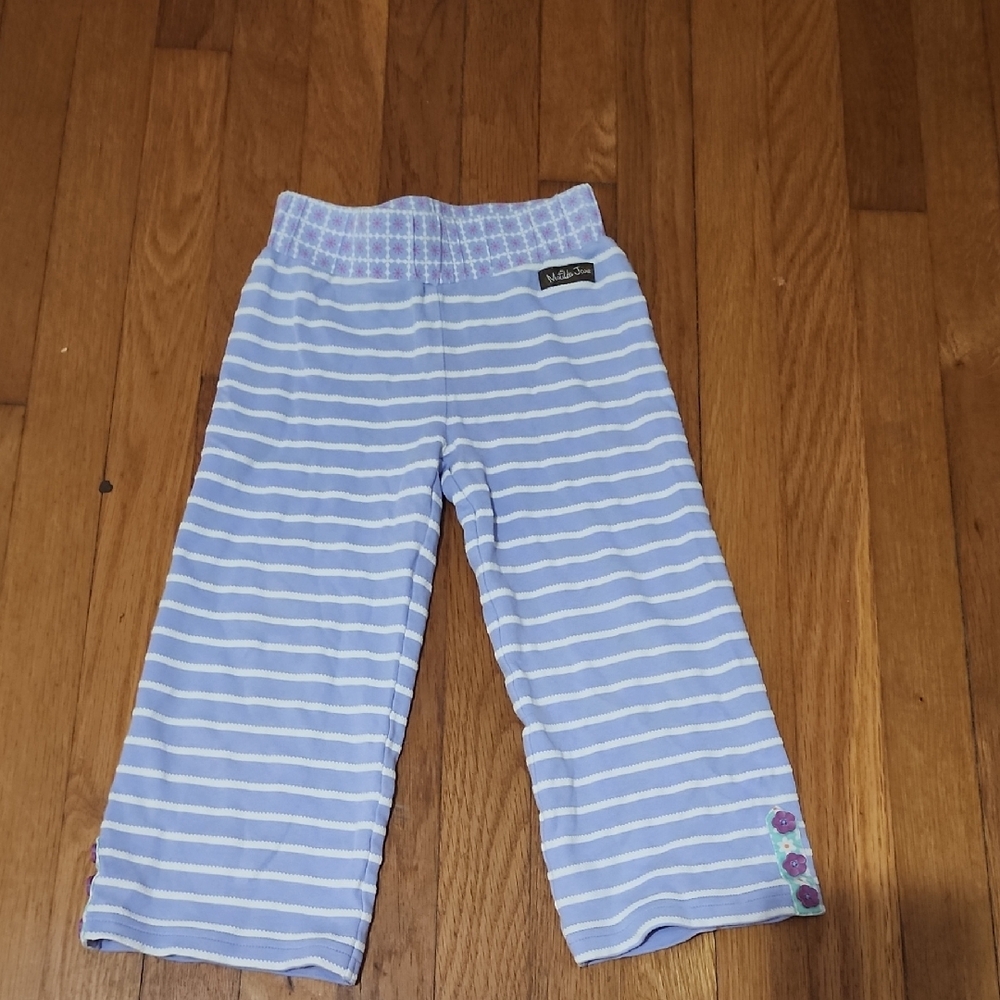 Matilda Jane Blue and White Casual Striped Bottoms